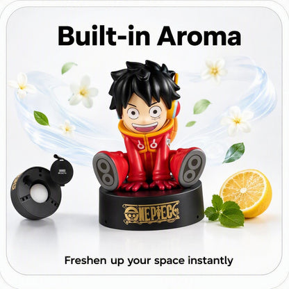 One Piece Monkey D. Luffy & Crew Surprise Blind Box Figure, Q Version Aroma Diffuser Figurine, PVC ABS Collectible Desktop Ornament, Anime Fan Collectible Gift For One Piece Lovers