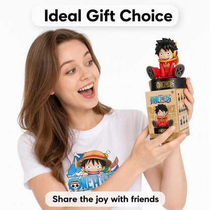 One Piece Monkey D. Luffy & Crew Surprise Blind Box Figure, Q Version Aroma Diffuser Figurine, PVC ABS Collectible Desktop Ornament, Anime Fan Collectible Gift For One Piece Lovers