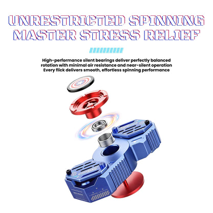 Marvel Avengers Iron Man Black Panther Captain America All‑Styles Fidget Spinner Wireless Bluetooth Earbuds, Stress Relief Mecha TWS Earphones HIFI Sound Auto Connect For Gaming & Daily Use