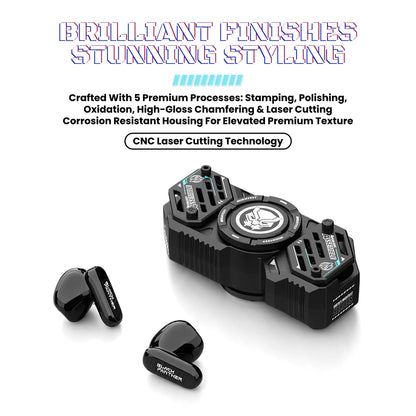 Marvel Avengers Iron Man Black Panther Captain America All‑Styles Fidget Spinner Wireless Bluetooth Earbuds, Stress Relief Mecha TWS Earphones HIFI Sound Auto Connect For Gaming & Daily Use
