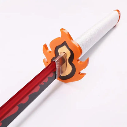 Demon Slayer Tanjiro Zenitsu Rengoku Mitsuri Bamboo Cosplay Sword Light Up Nichirin Blade Prop With Scabbard And Stand Anime Halloween Costume Accessory