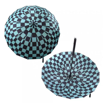 Demon Slayer Tanjiro Zenitsu Rengoku Shinobu Giyuu Anime Katana Umbrella, Samurai Sword Handle Long Rain Umbrella, Windproof Sun Protection Cosplay Umbrella For Fans