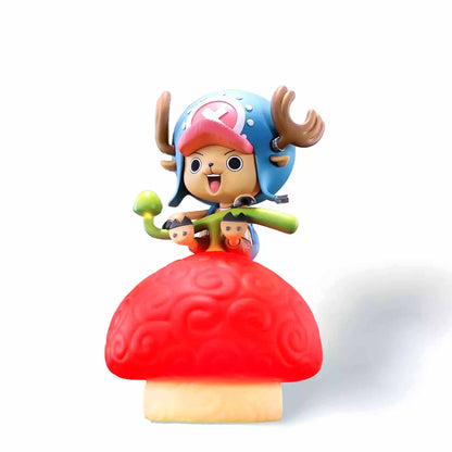 One Piece Luffy Ace Chopper Robin Devil Fruit Figure Night Light LED Desk Lamp Collectible Anime Figurine Bedroom Decor Gift For Anime Fans