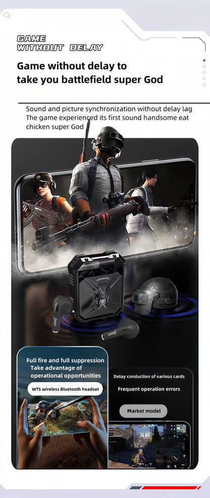 Marvel Avengers Iron Man TWS Wireless Bluetooth 5.3 Earbuds Rotatable Opening Charging Case 360° Surround Sound Semi‑in‑Ear Gaming Headphones Black White Variant For Sports Gaming Daily Use