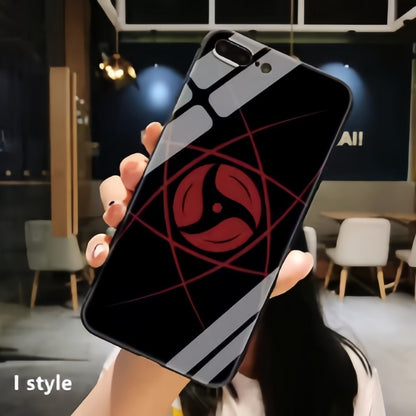 Write wheel eye kaleidoscope The Blowout Glass Silicone IPhone Case(11th to 17th Generation Pro Max)