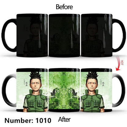 Uzumaki/Sasuke Color-Changing Mug Ceramic Heated Water Gradient Magic Coffee Mug cup