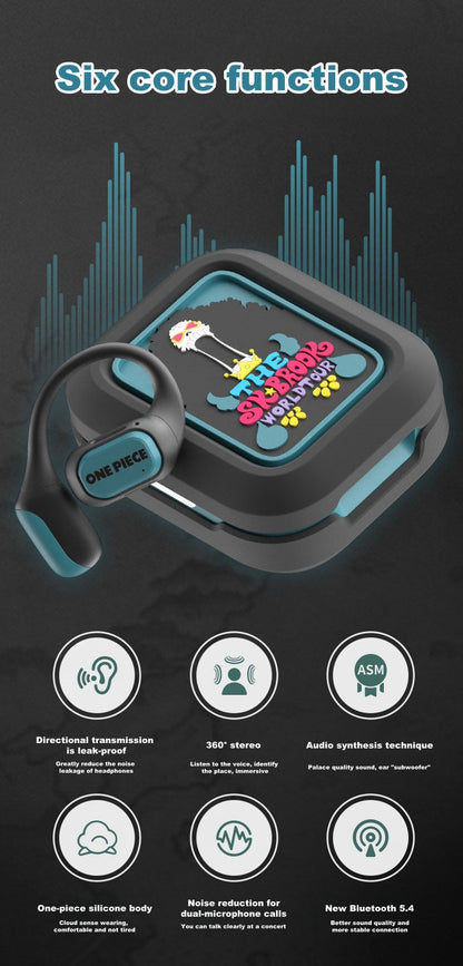 Brook theme Open style Wireless Bluetooth Earbuds - Unleash the Soulful Melody like Brook!
