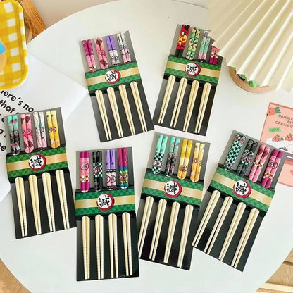 nezuko/tanjiro cute chopsticks