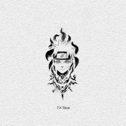 Uchiha Sasuke/Uzumaki/Hatake Kakashi Cool semi-permanent tattoo stickers