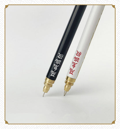 Demon Slayer Tanjiro Nezuko Zenitsu Inosuke Katana Pen, Anime Sword Shape Gel Pen With Display Stand, Refillable Writing Stationery Collectible Gift For Anime Fans