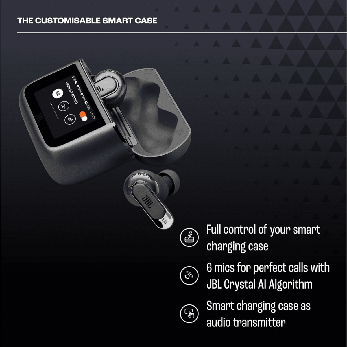 Bluetooth headset with HD screen to enjoy new smart experience