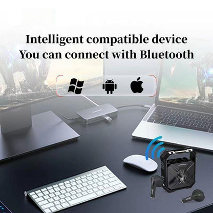 Marvel Avengers Iron Man TWS Wireless Bluetooth 5.3 Earbuds Rotatable Opening Charging Case 360° Surround Sound Semi‑in‑Ear Gaming Headphones Black White Variant For Sports Gaming Daily Use