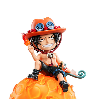 One Piece Luffy Ace Chopper Robin Devil Fruit Figure Night Light LED Desk Lamp Collectible Anime Figurine Bedroom Decor Gift For Anime Fans