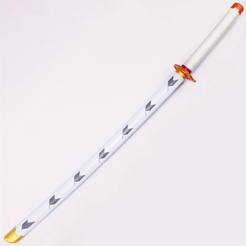 Demon Slayer Tanjiro Zenitsu Rengoku Mitsuri Bamboo Cosplay Sword Light Up Nichirin Blade Prop With Scabbard And Stand Anime Halloween Costume Accessory